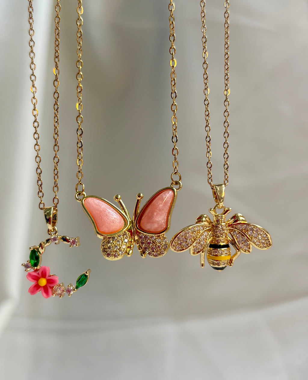 Dainty Studded Necklaces