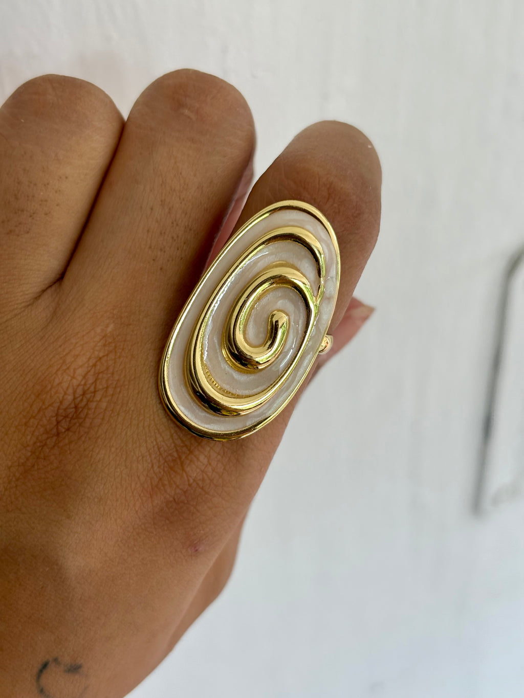 Enamel Ring - Infinity