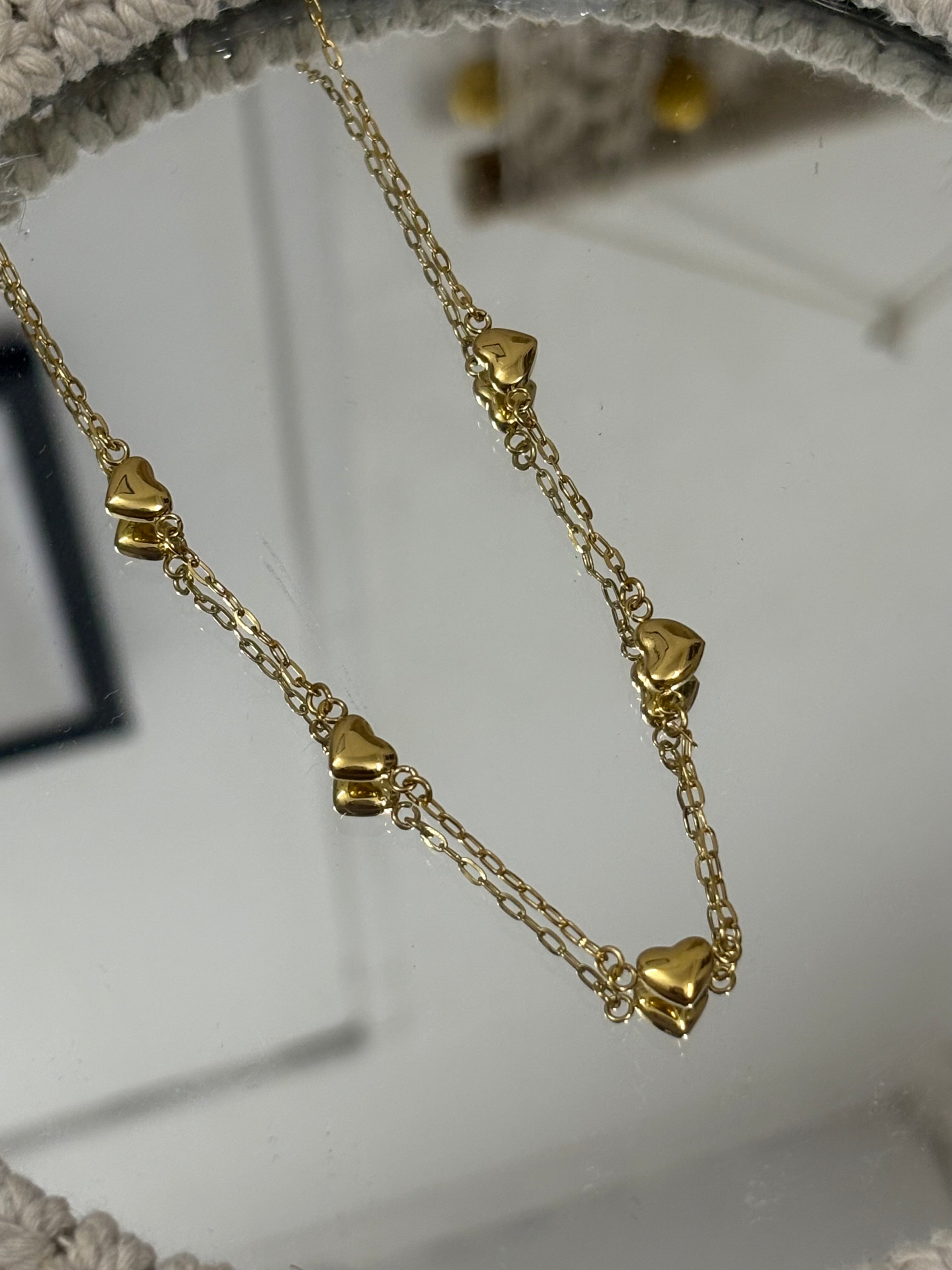 Amora Hearts Neckpiece