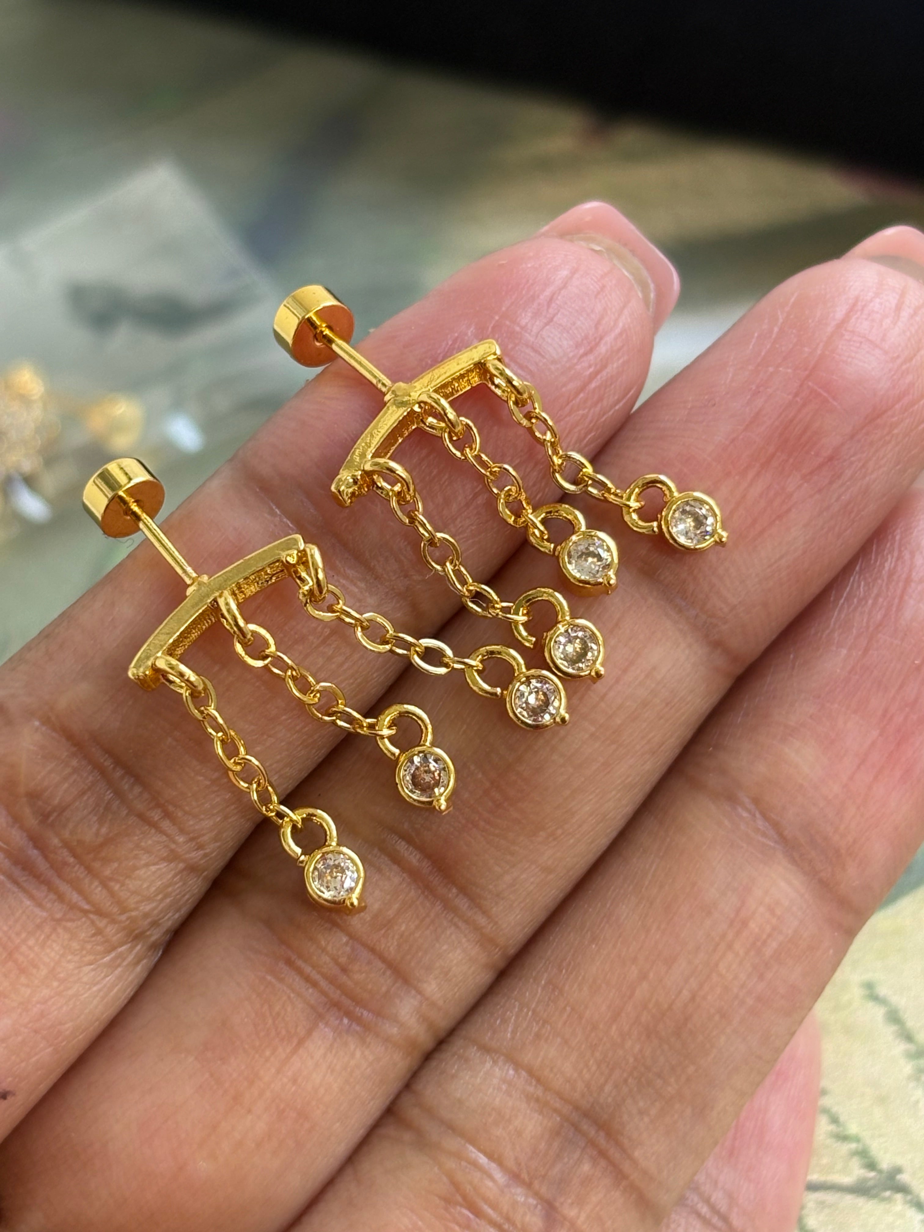 Tassel Bugadi Flat Studs