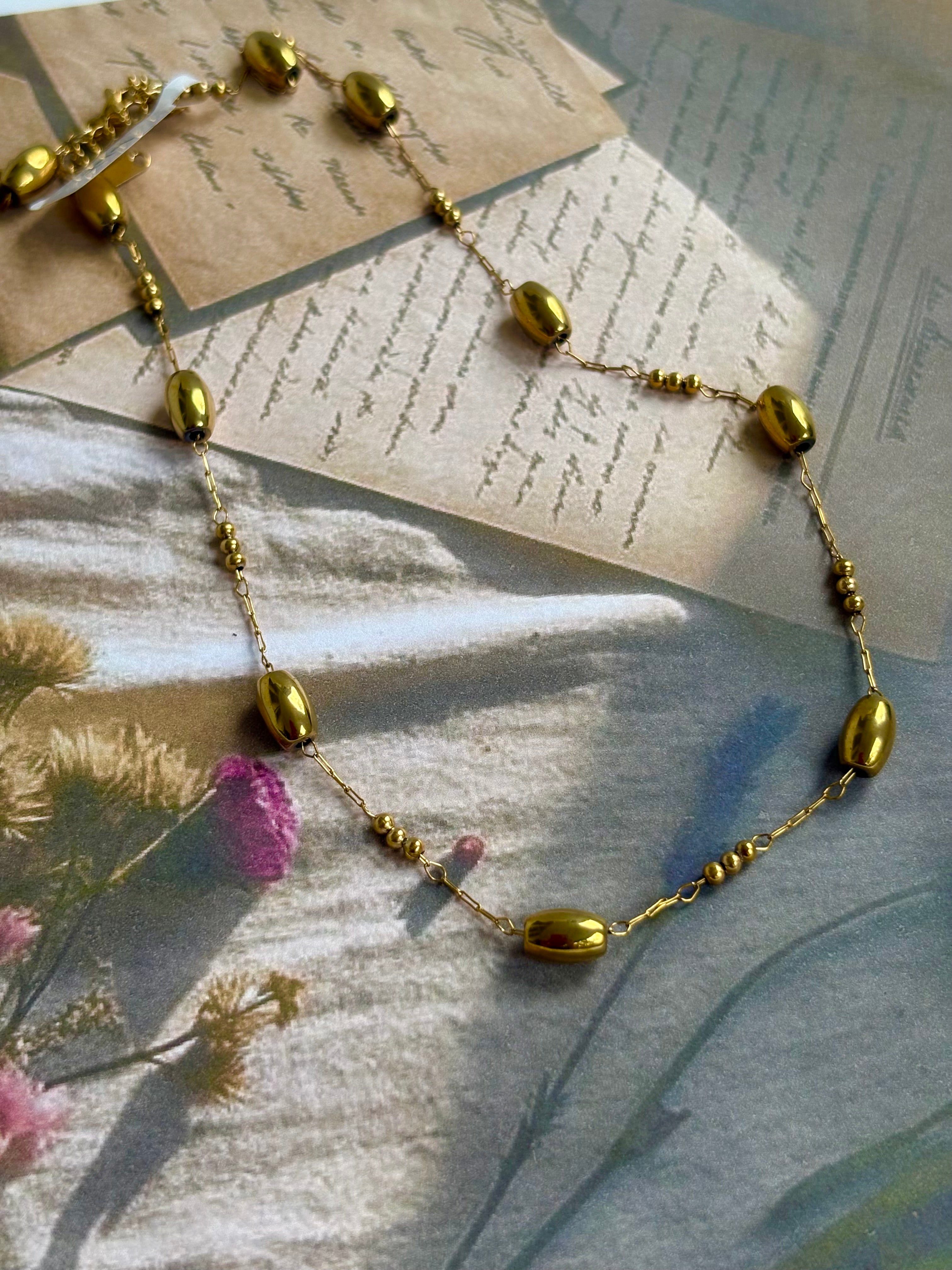 Lustre Beads Necklace