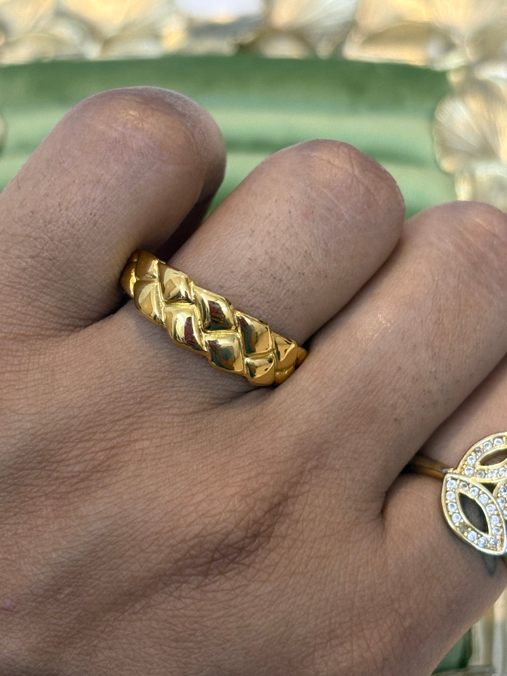 The Gilded Braid Ring