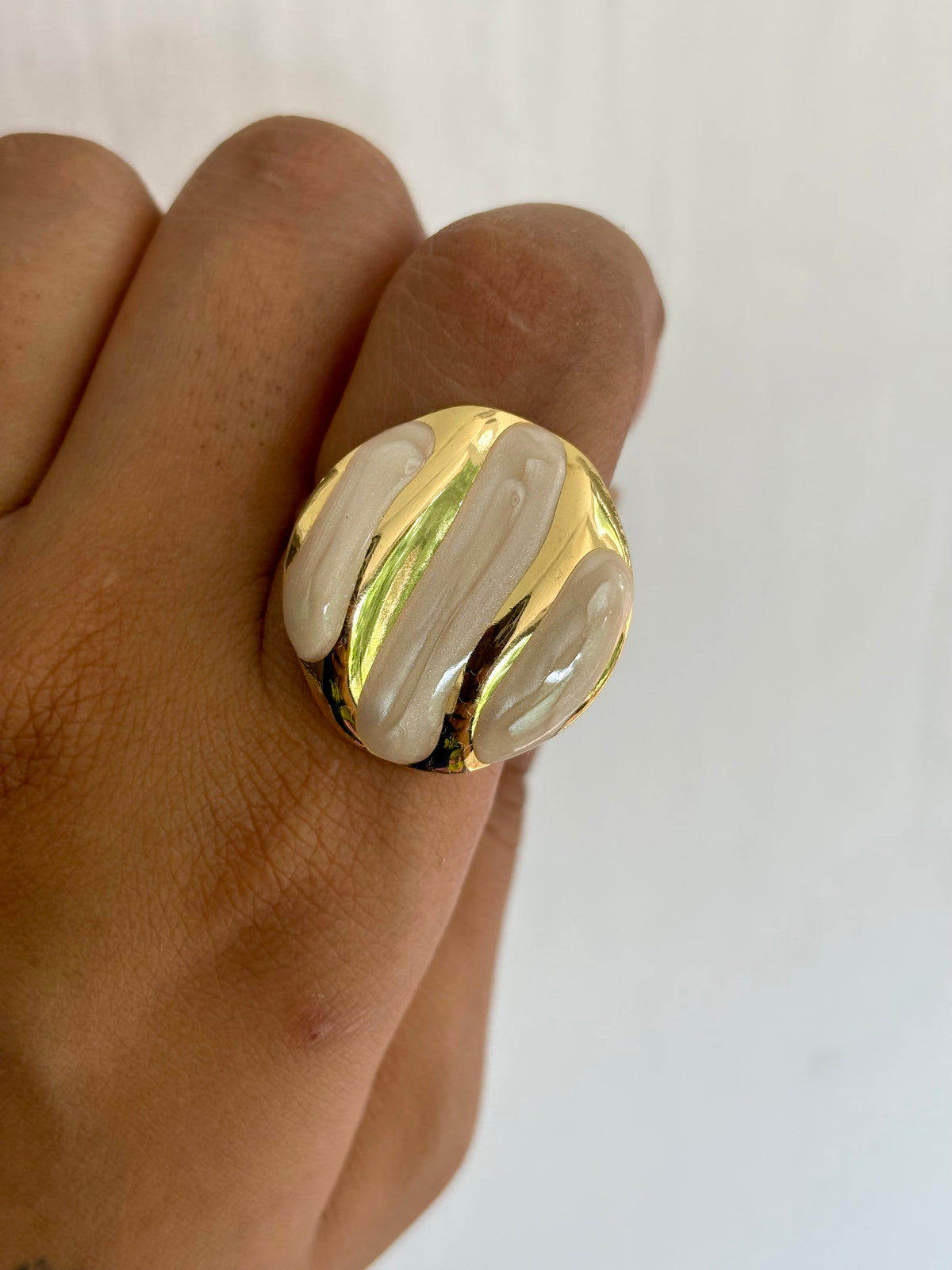 Enamel Ring - orbit
