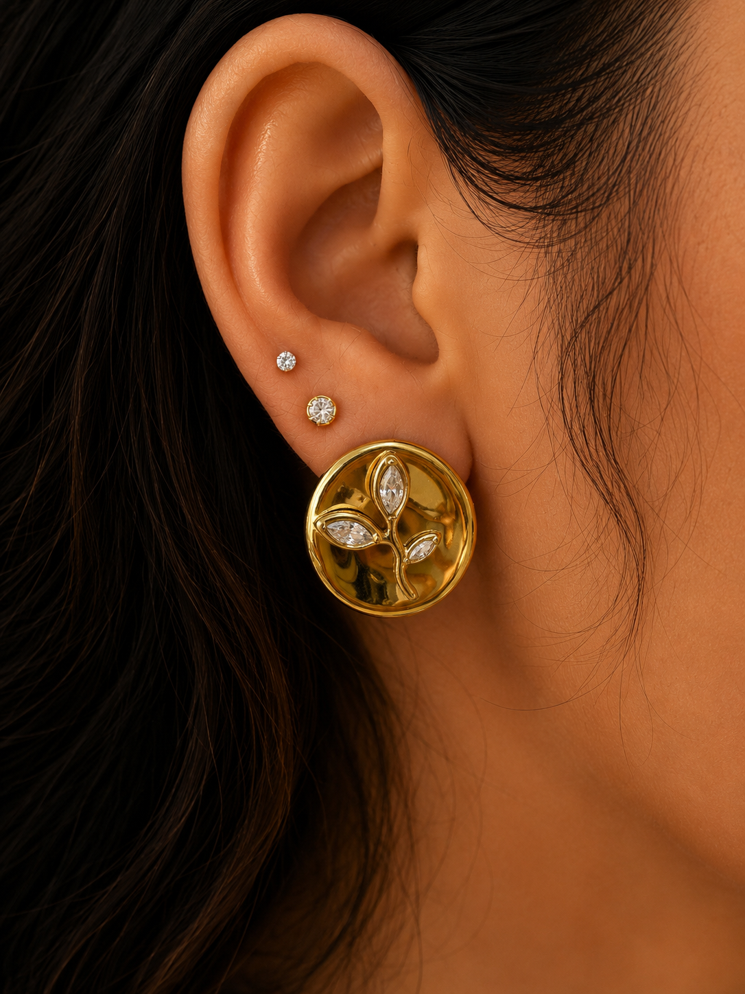 Golden Garden Earrings