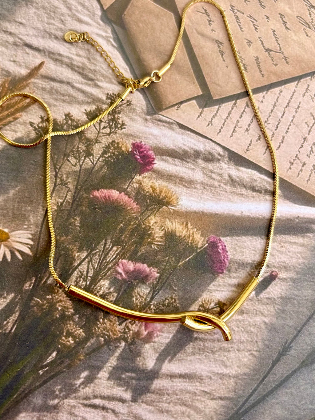 Knot of Gold Necklace