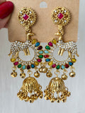Navrangi Noor Gungroo Jhumkas
