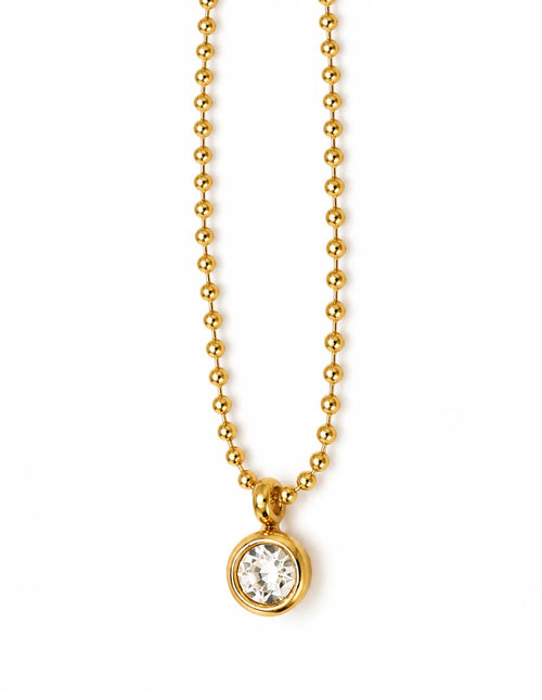Aura Solitaire Necklace