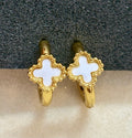 Clover Hoop Earrings