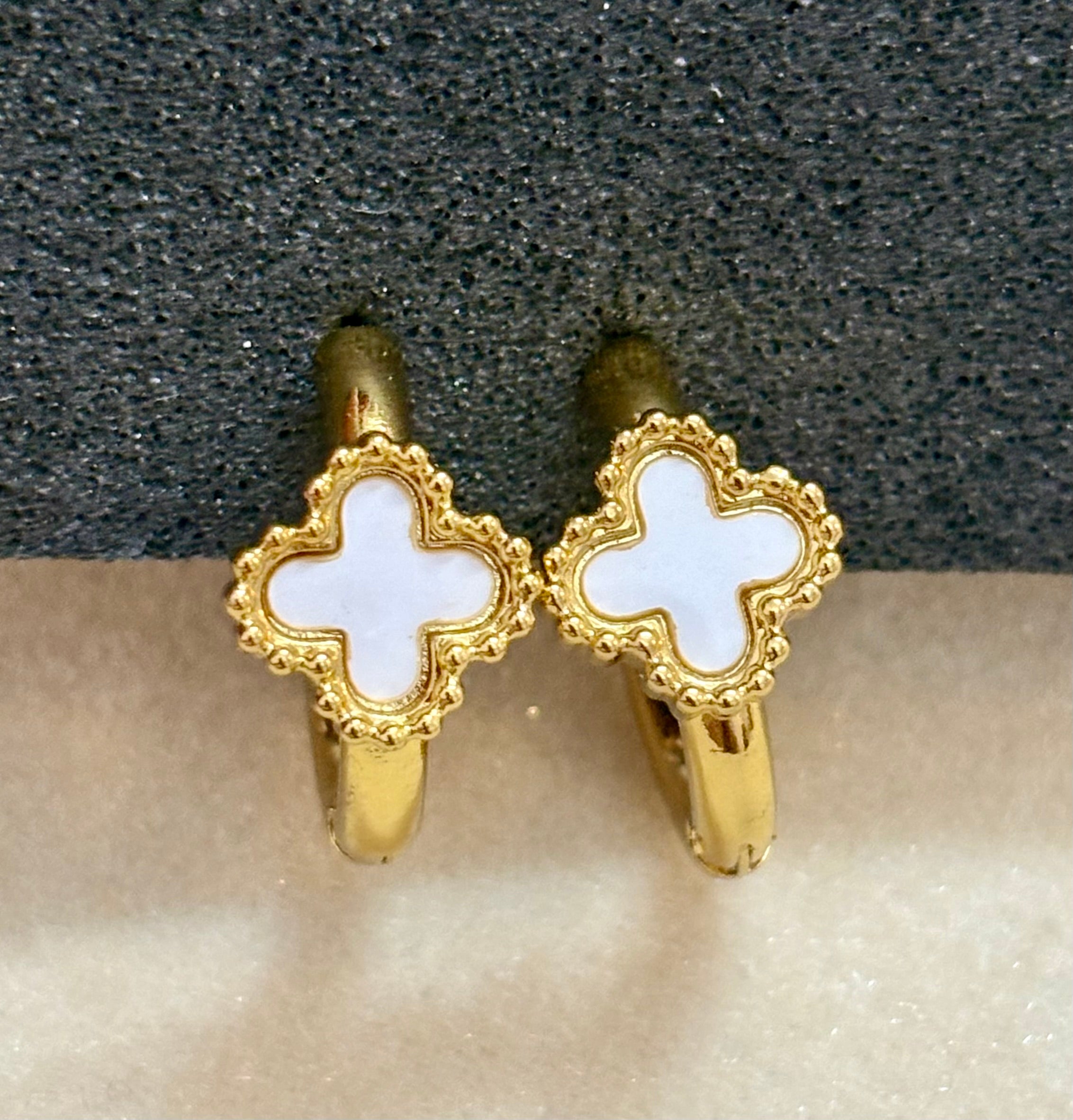 Clover Hoop Earrings