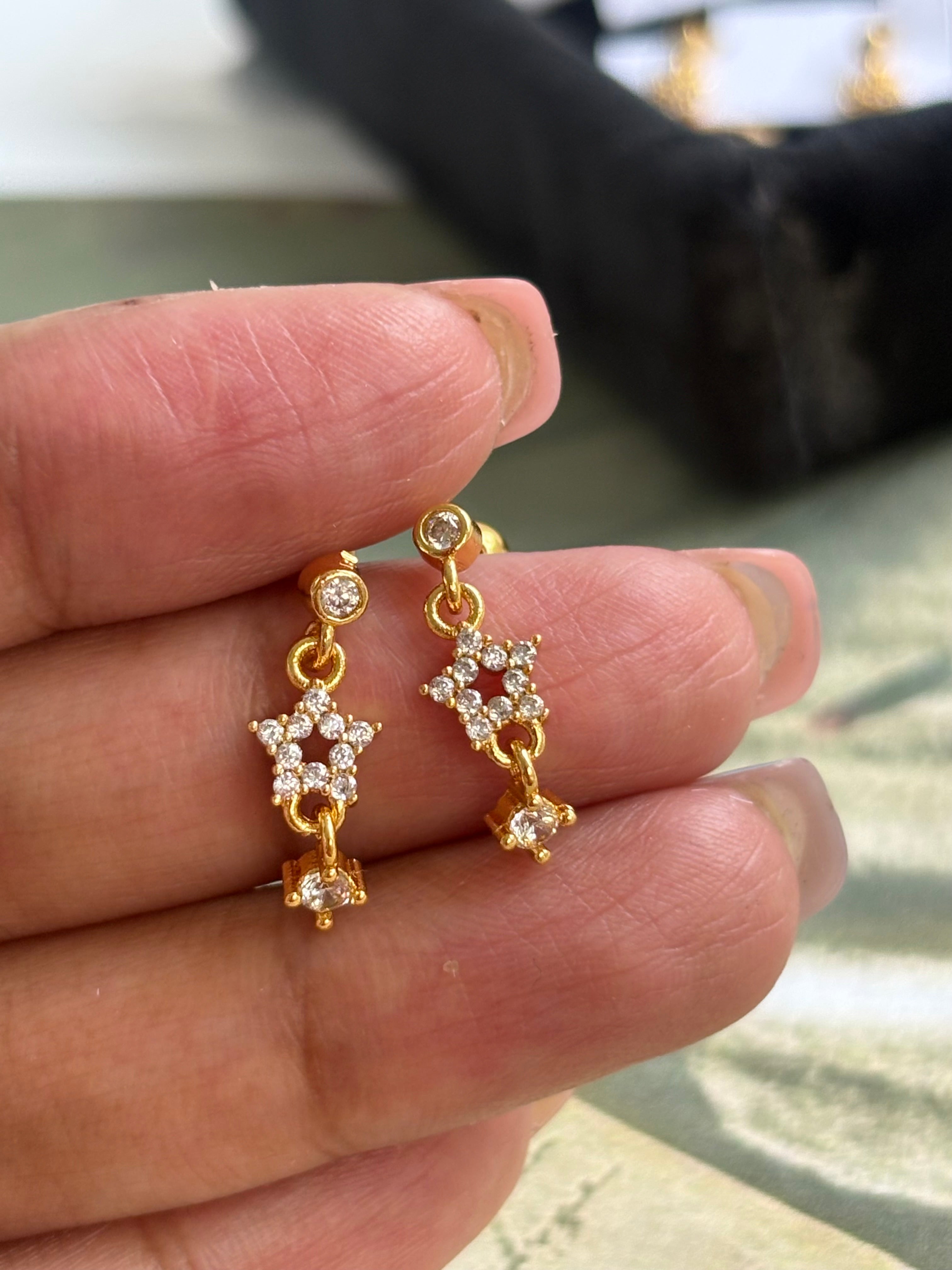 Sitara Drop Ball Studs
