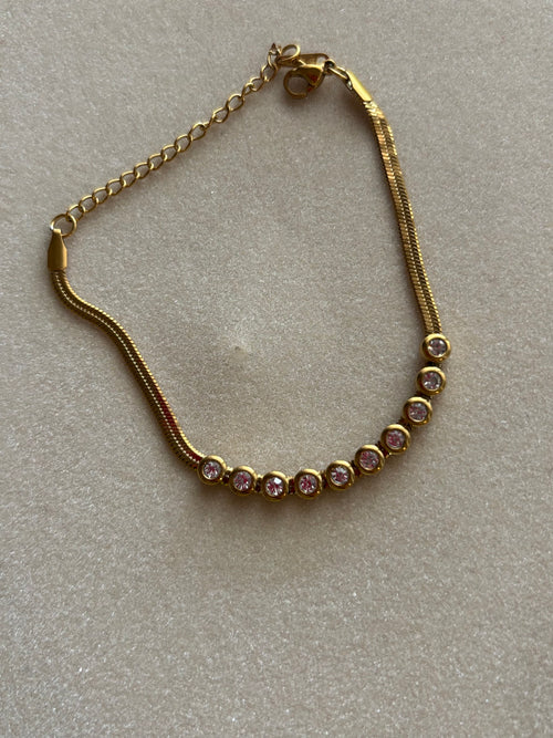 Bejewelled Snake Bracelet