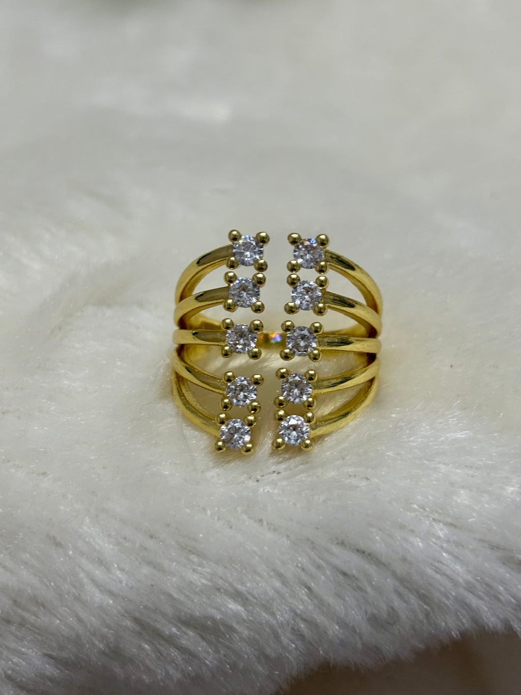 Multilayer Studded Ring