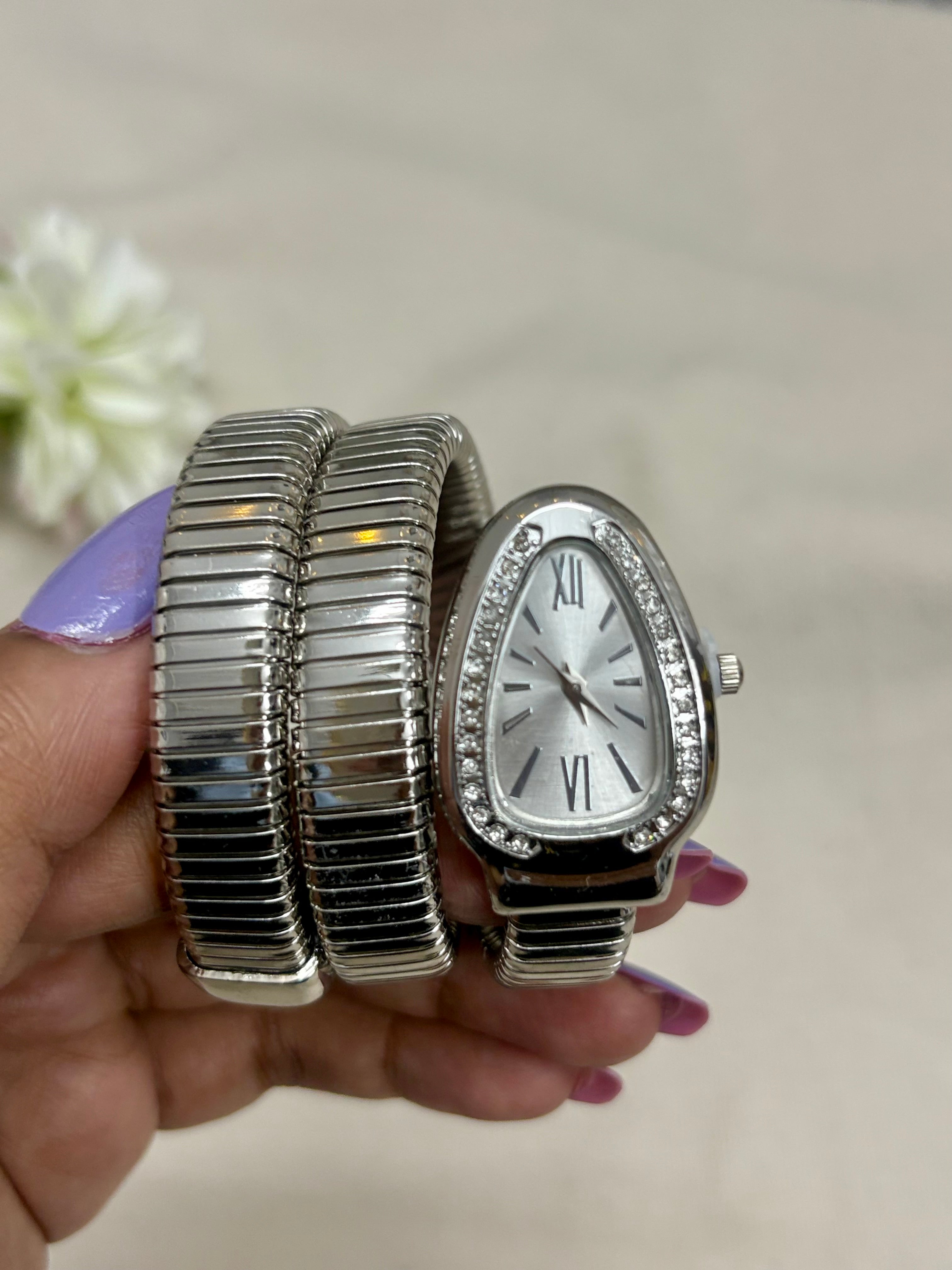 Snake Watch - Silver