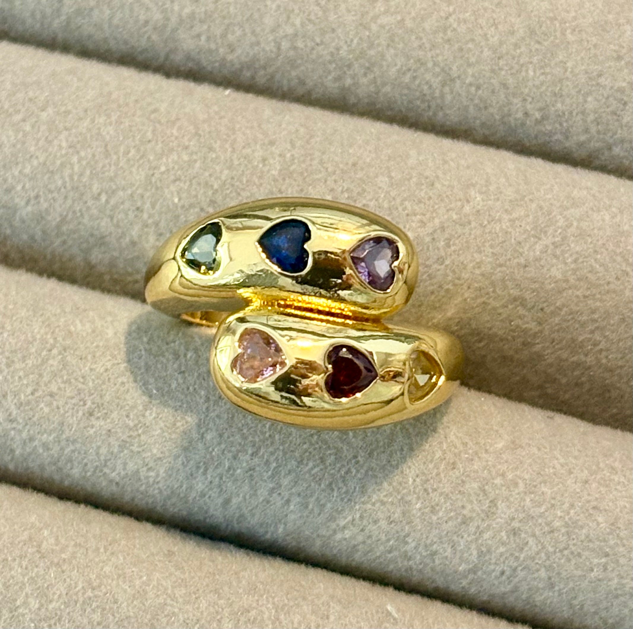 Midnight Mosaic Ring