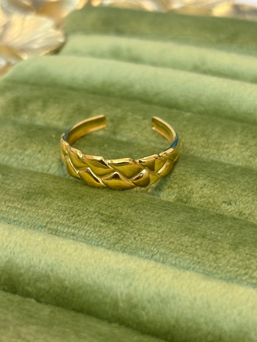 The Gilded Braid Ring