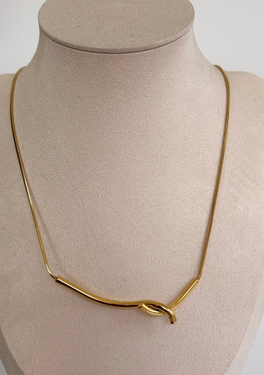 Knot of Gold Necklace