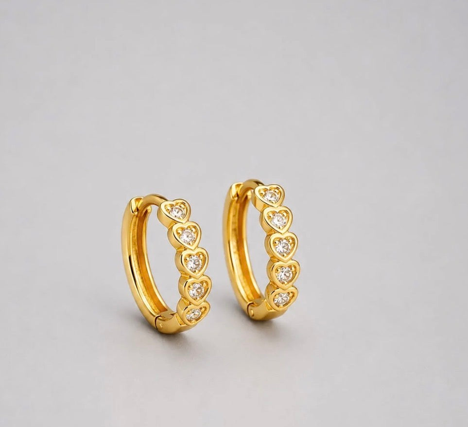 All Hearts Piercing Hoops