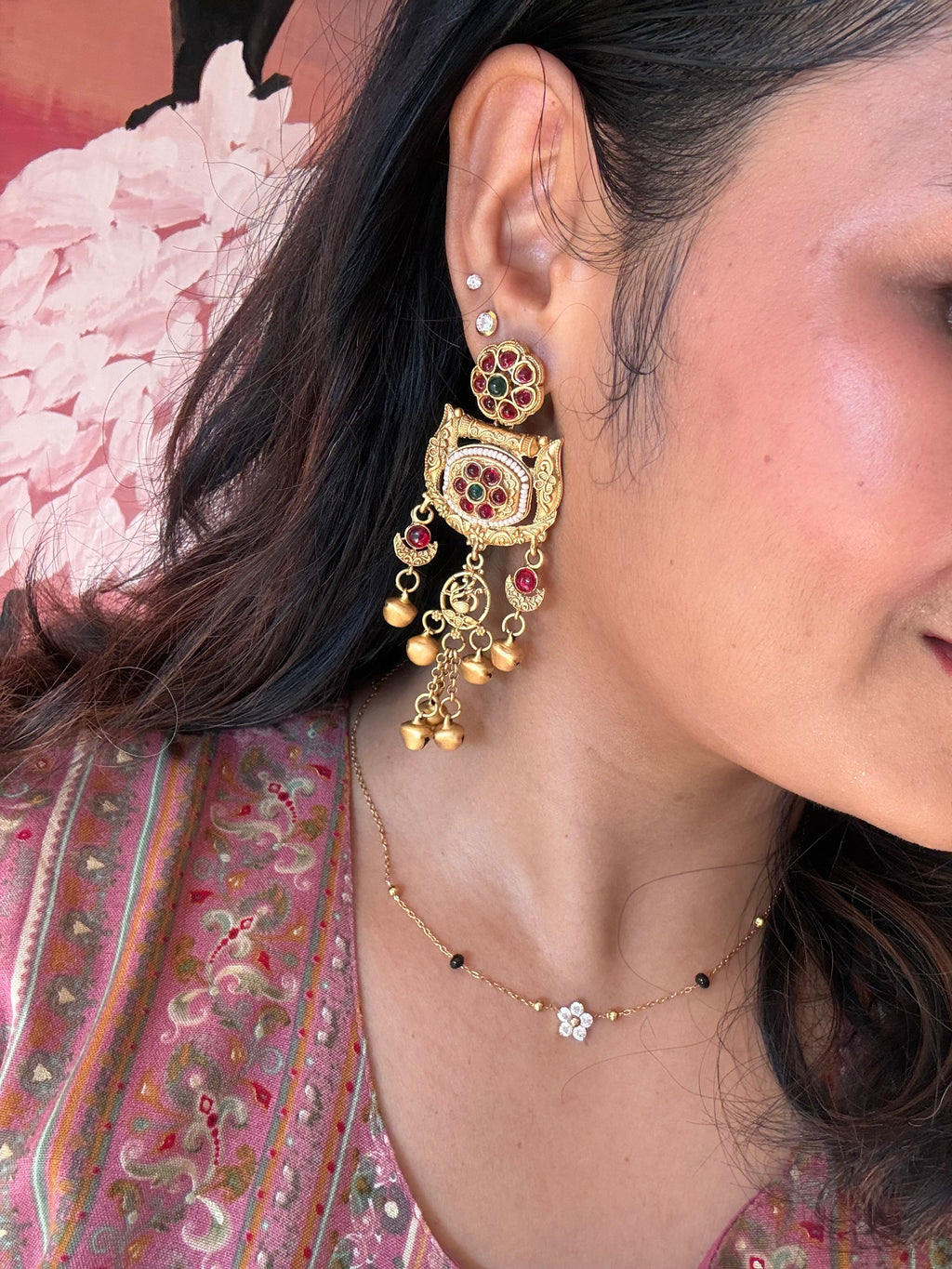 Chandrika Rajwada Jhumkas