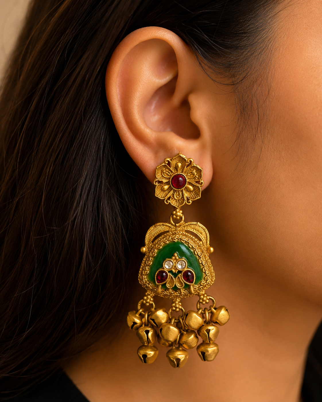 Rajwada Kashmiri Jhumka