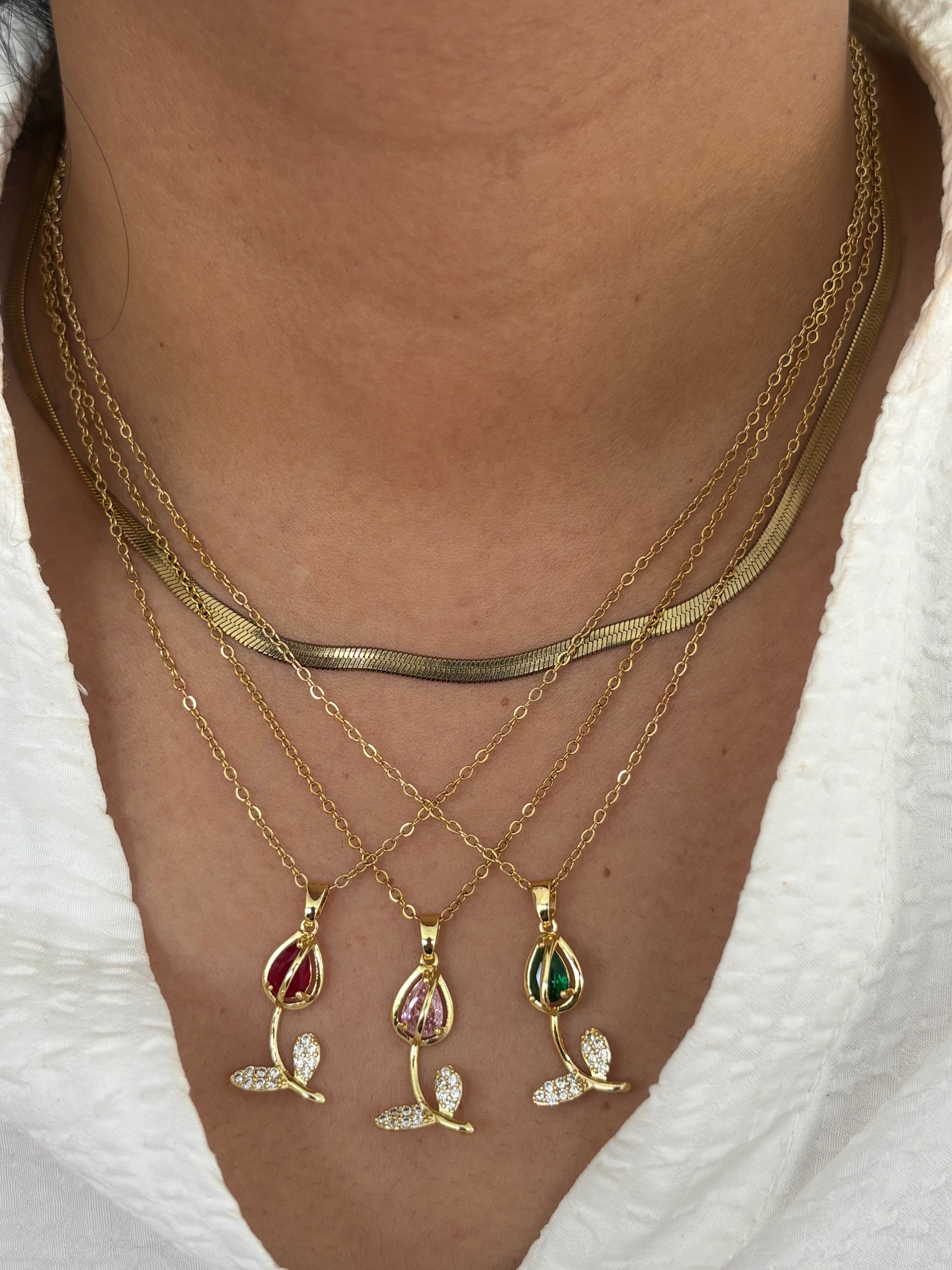 Eternal Tulip Necklace