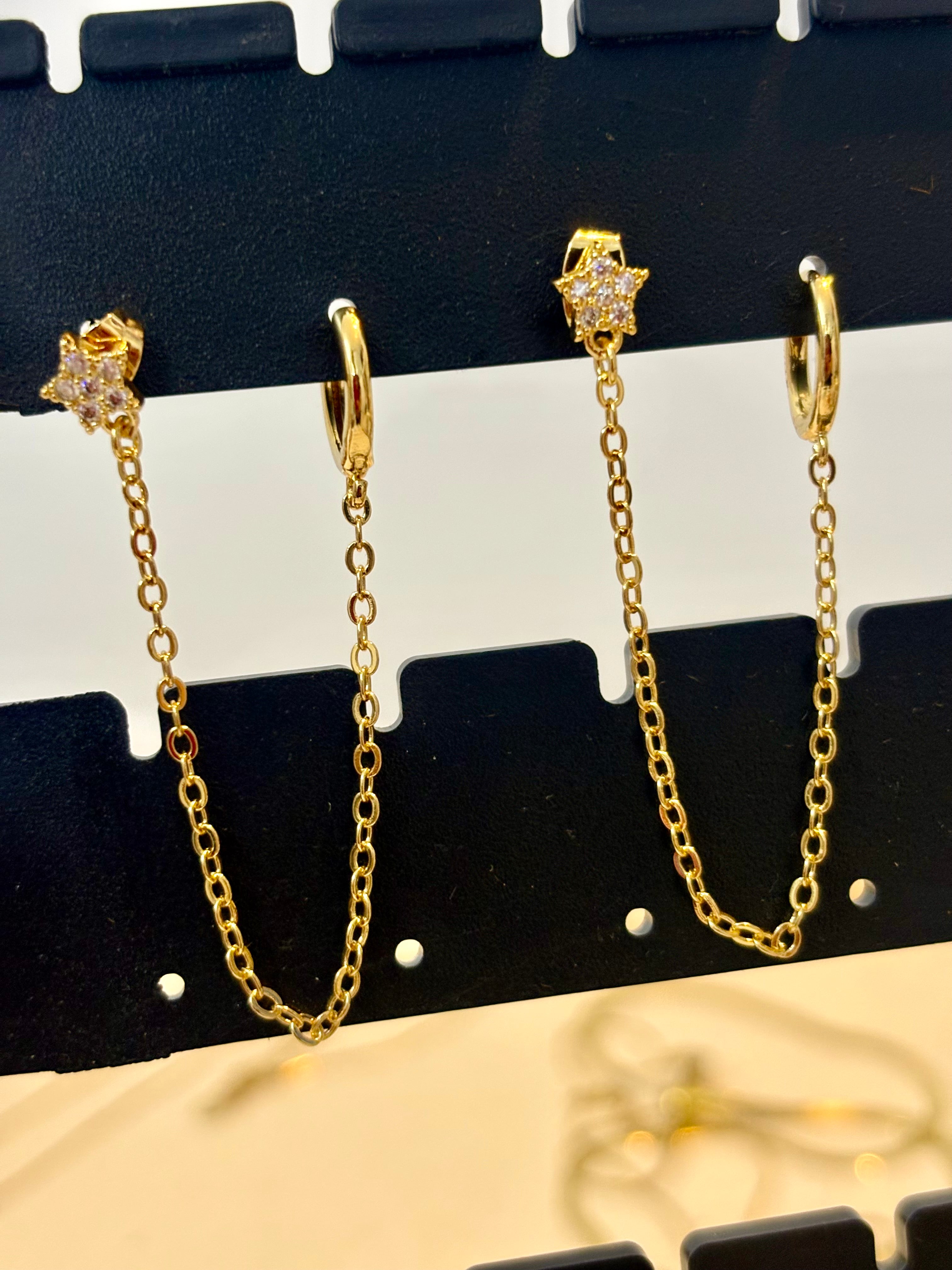 Stardust Connector hoops