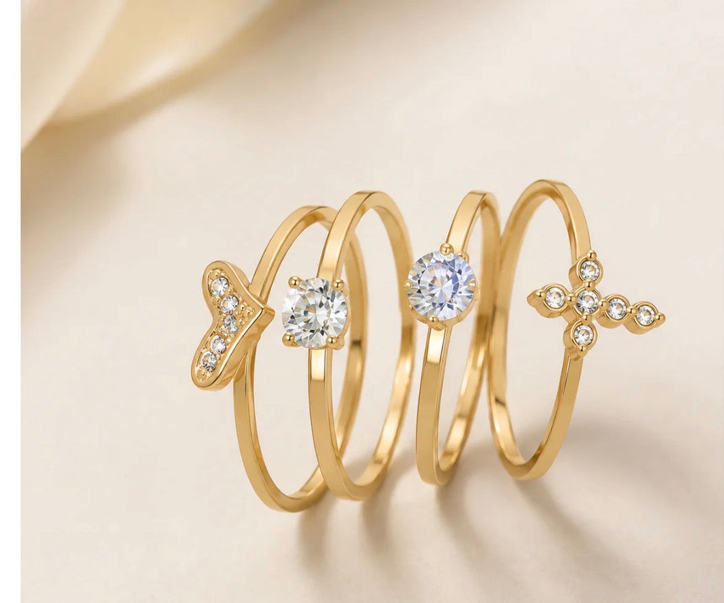 Signature Ring Stack (set of 4)