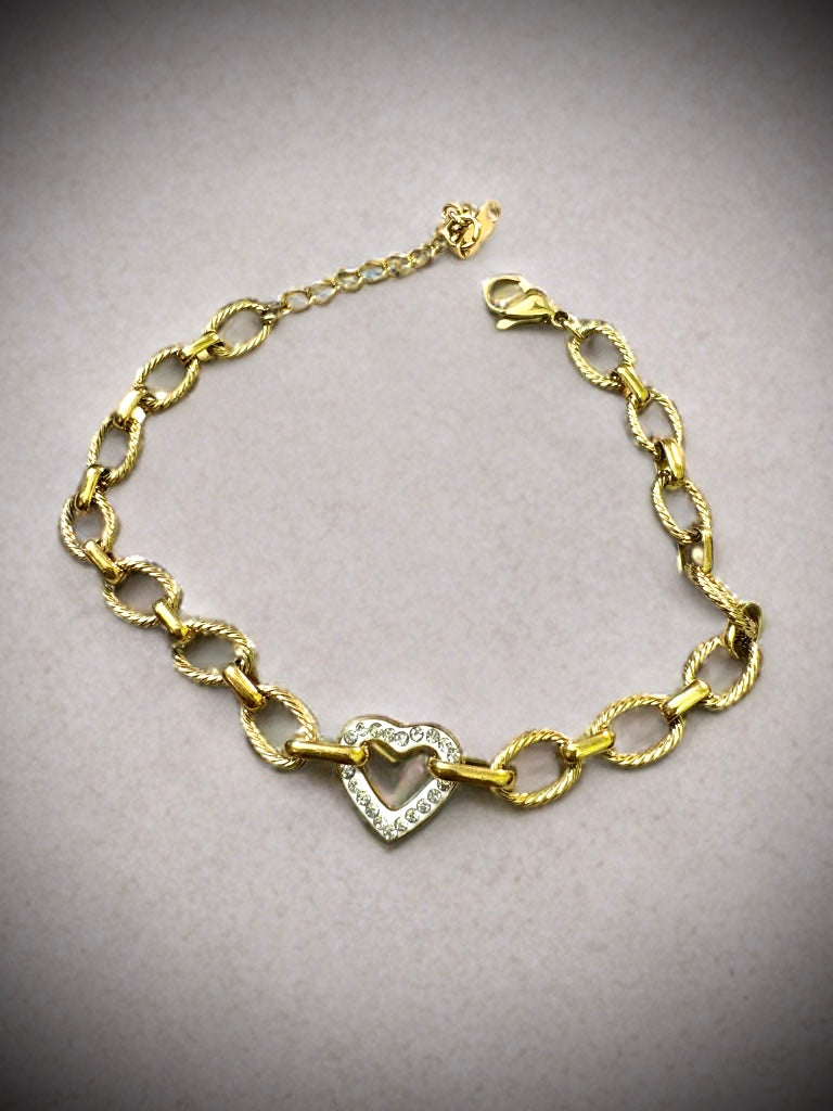Linked Heart Bracelet