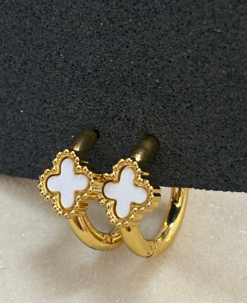 Clover Hoop Earrings