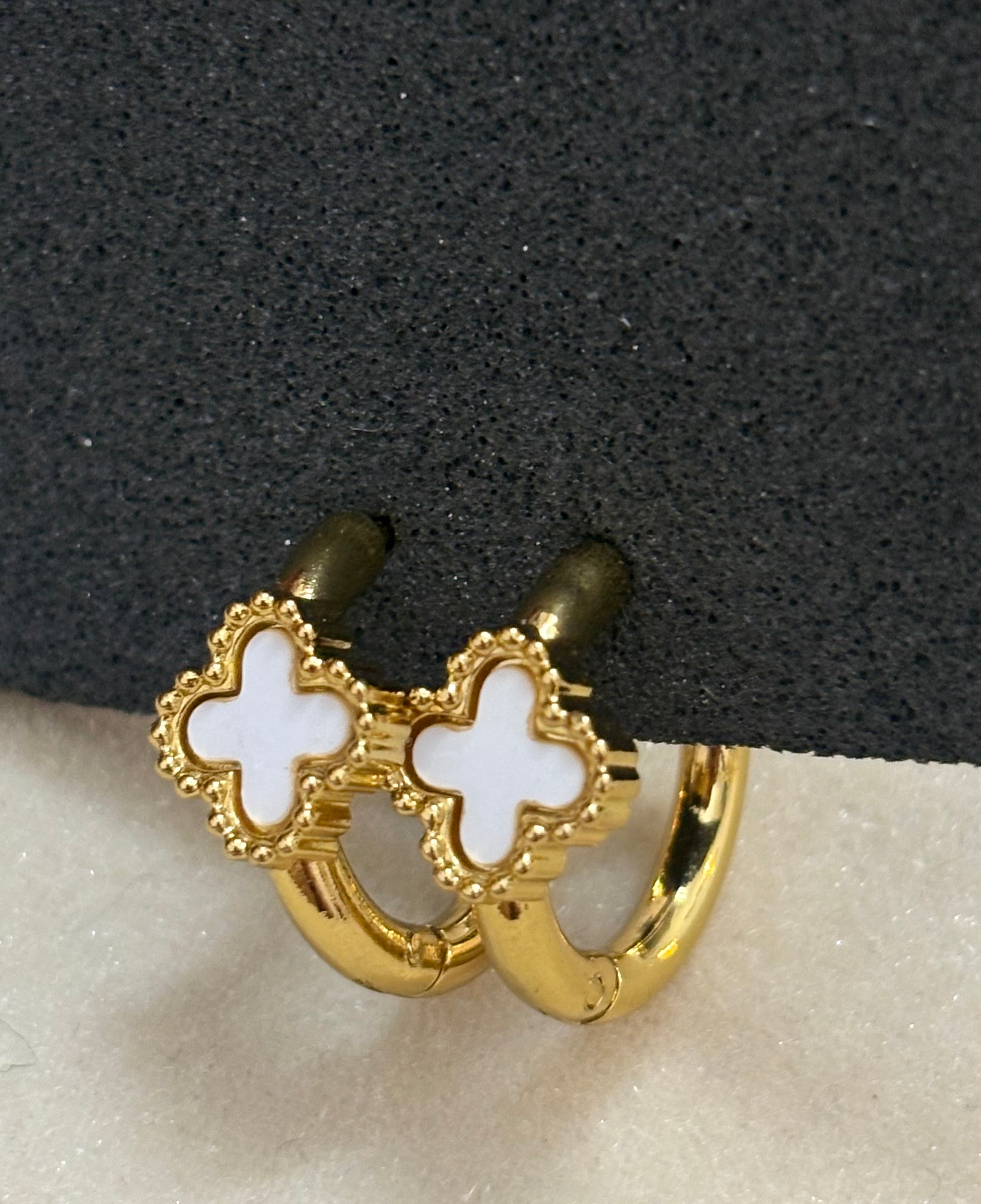 Clover Hoop Earrings