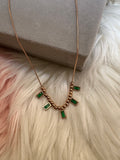 Emerald Drops Neckpiece