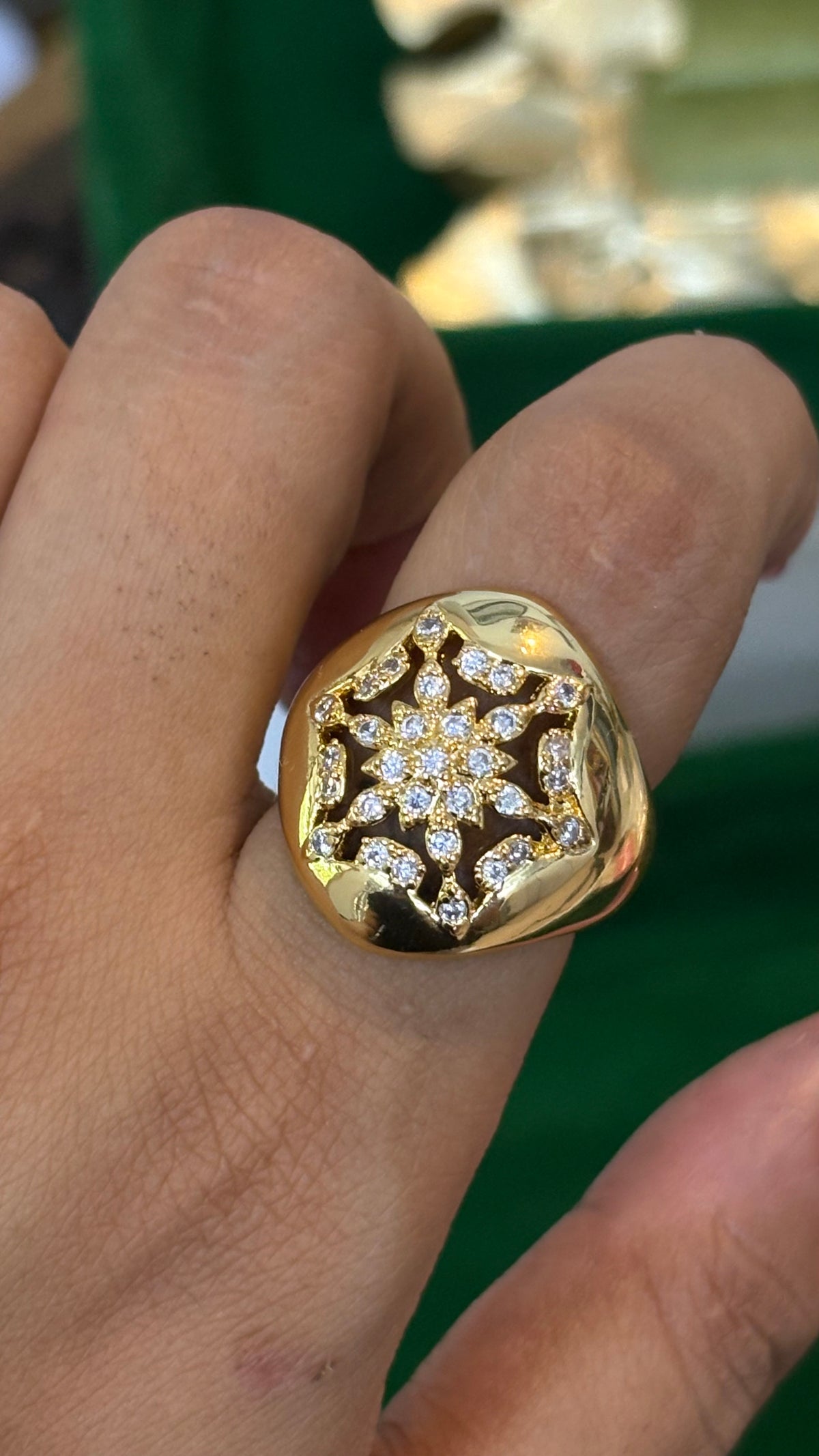 Soleil floral Ring