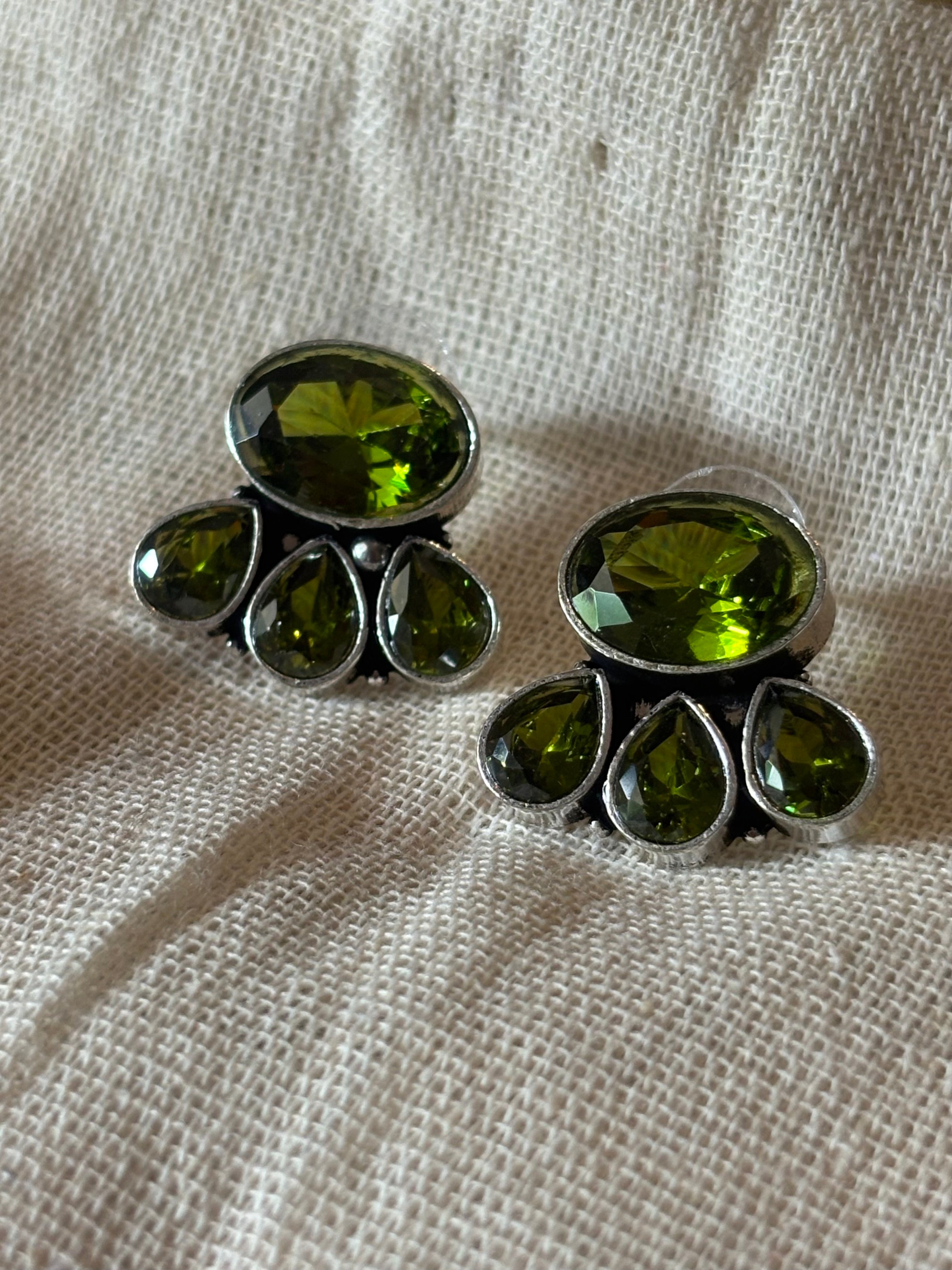 Olive Bloom Studs