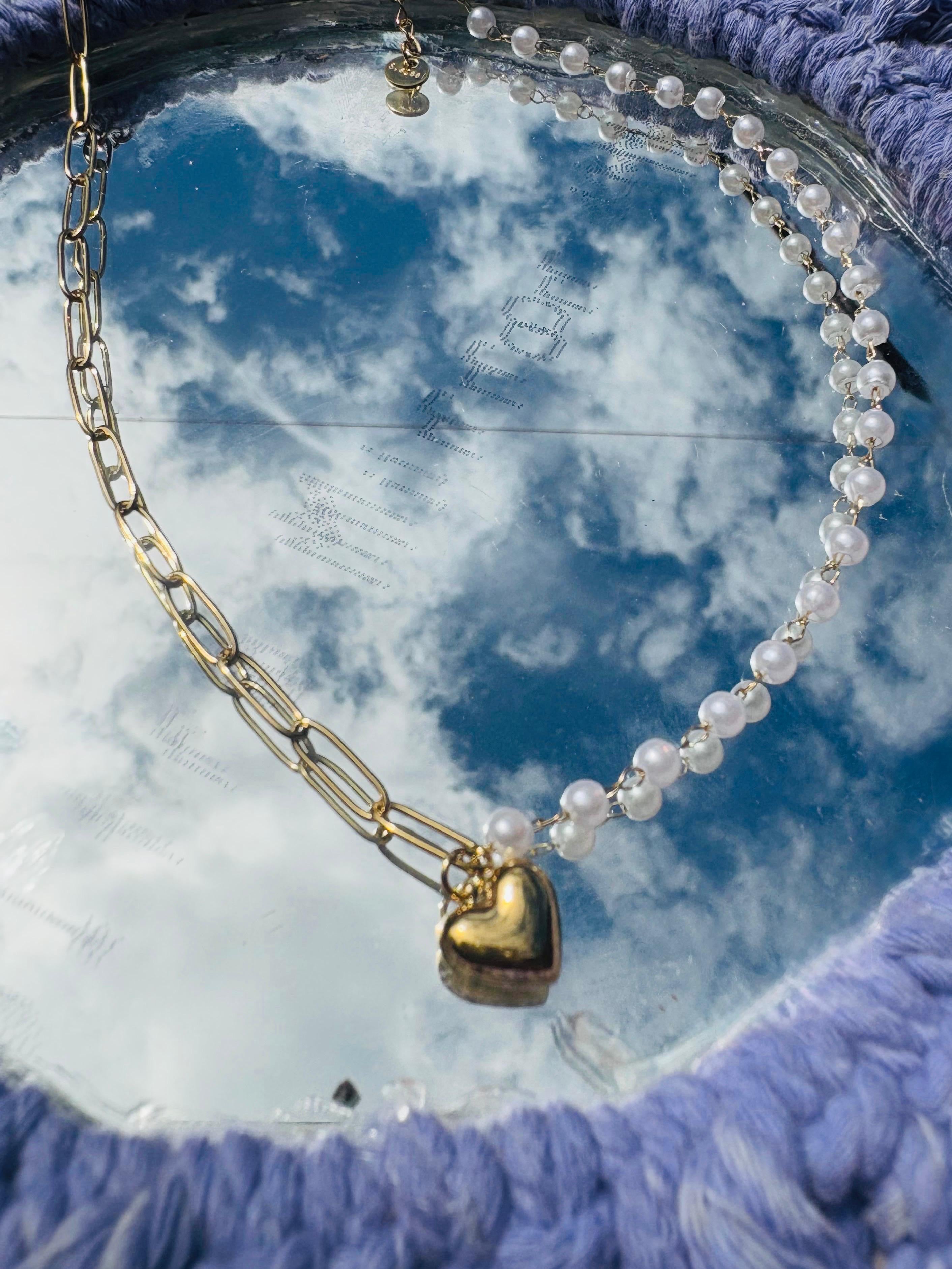 Half & Hearty Necklace