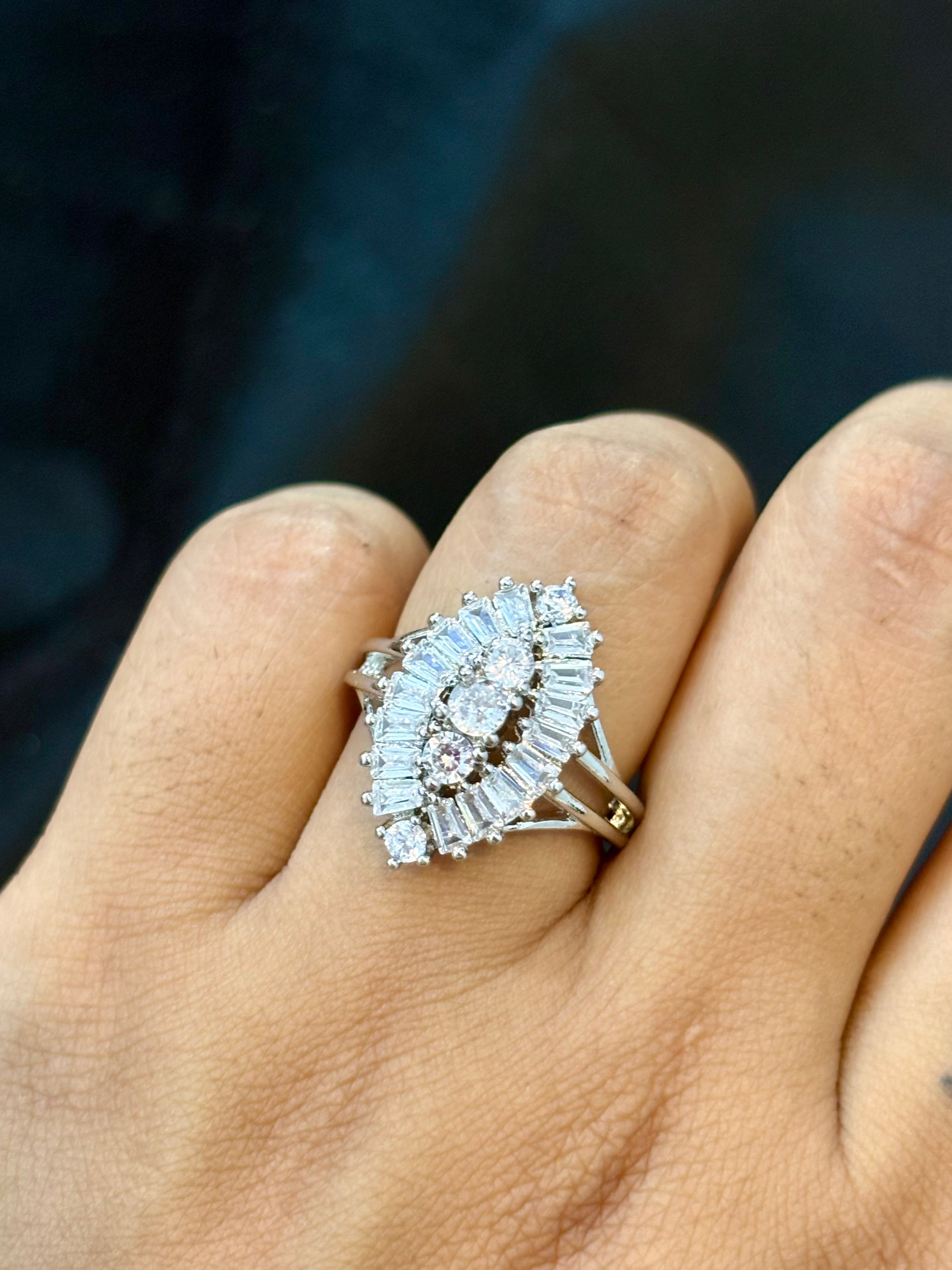 Starry Halo Ring