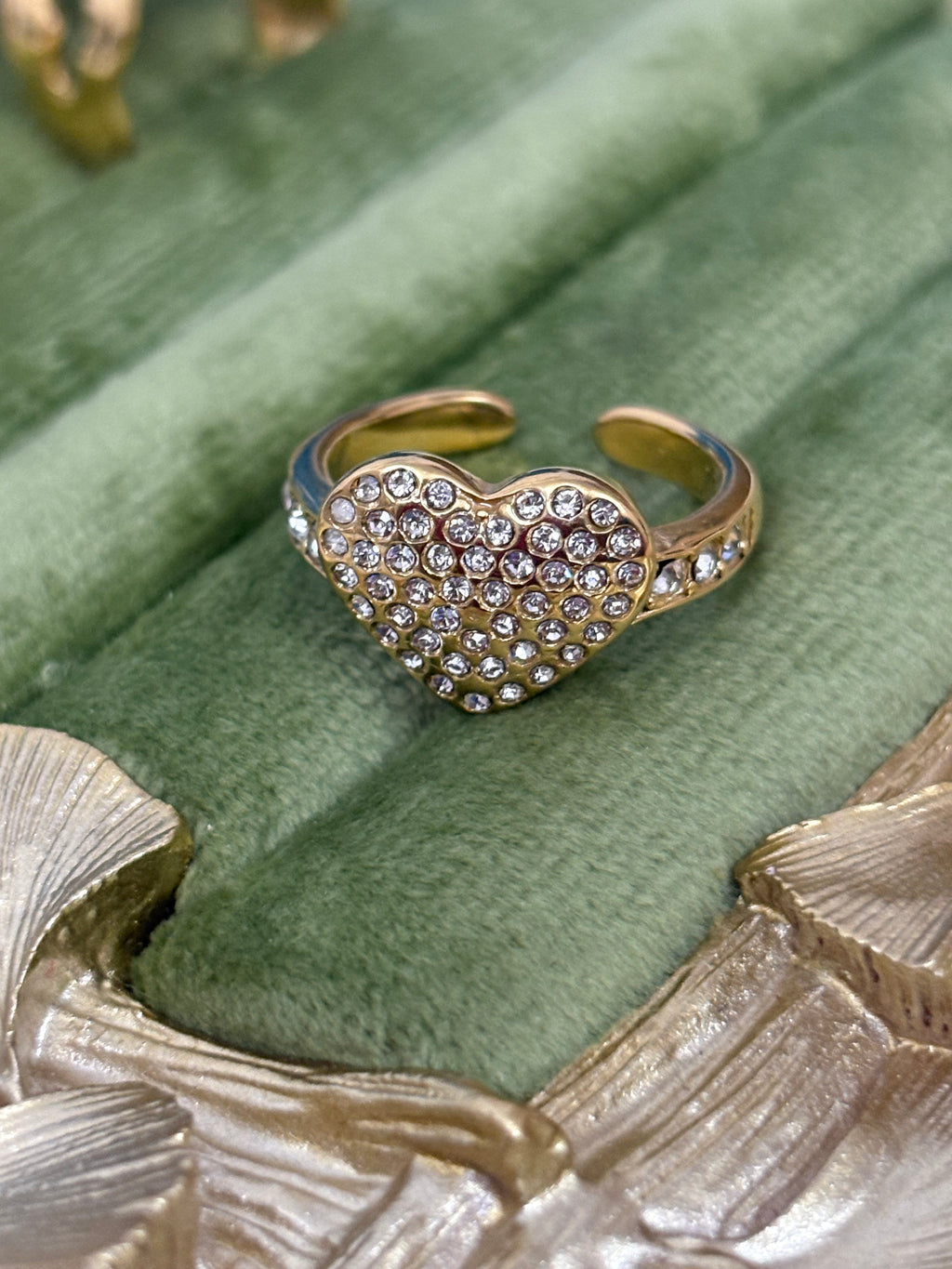 Studded Hearty Ring