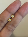 Periwinkie Ball Back Studs
