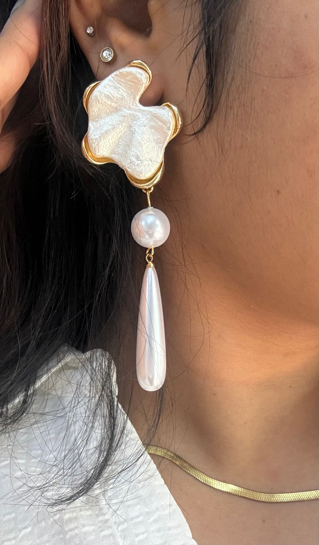 Petal Drop Earrings