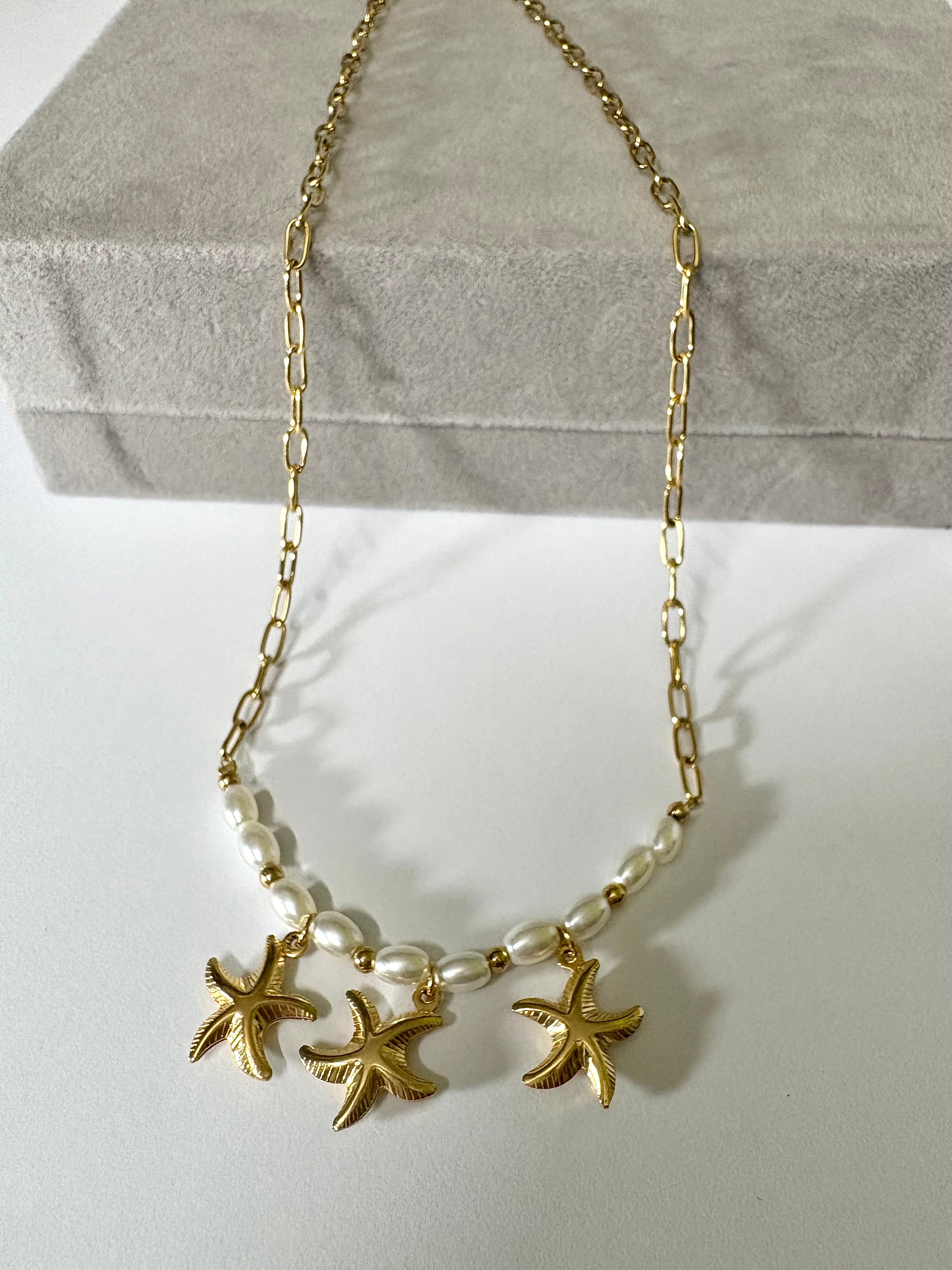 Sea Spark Charms Necklace