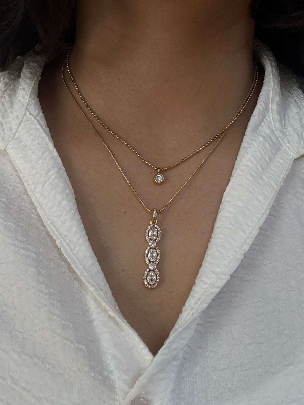 Trinity Spark Necklace