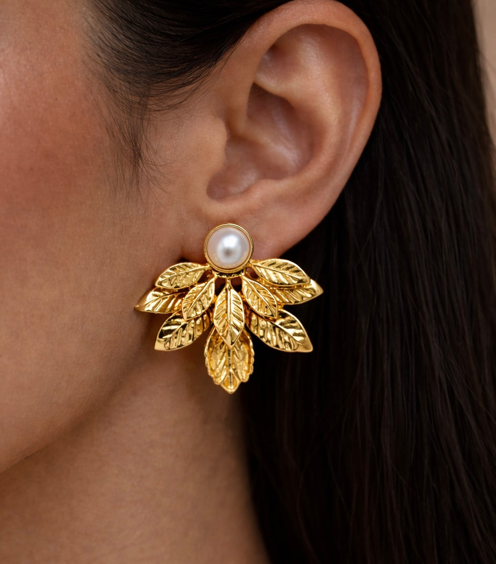 Leaf Bloom Earrings