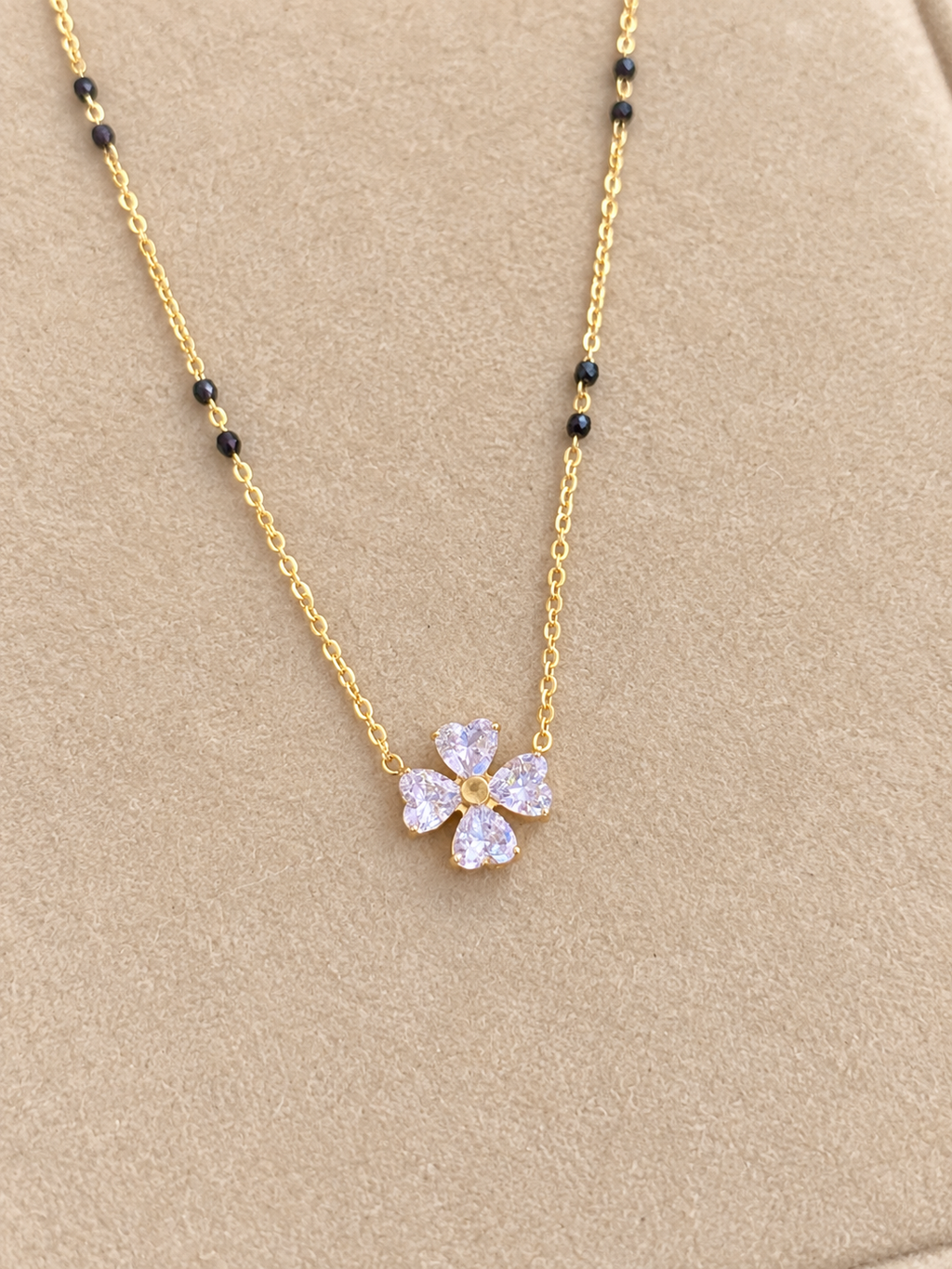 Crystal Bloom Mangalsutra