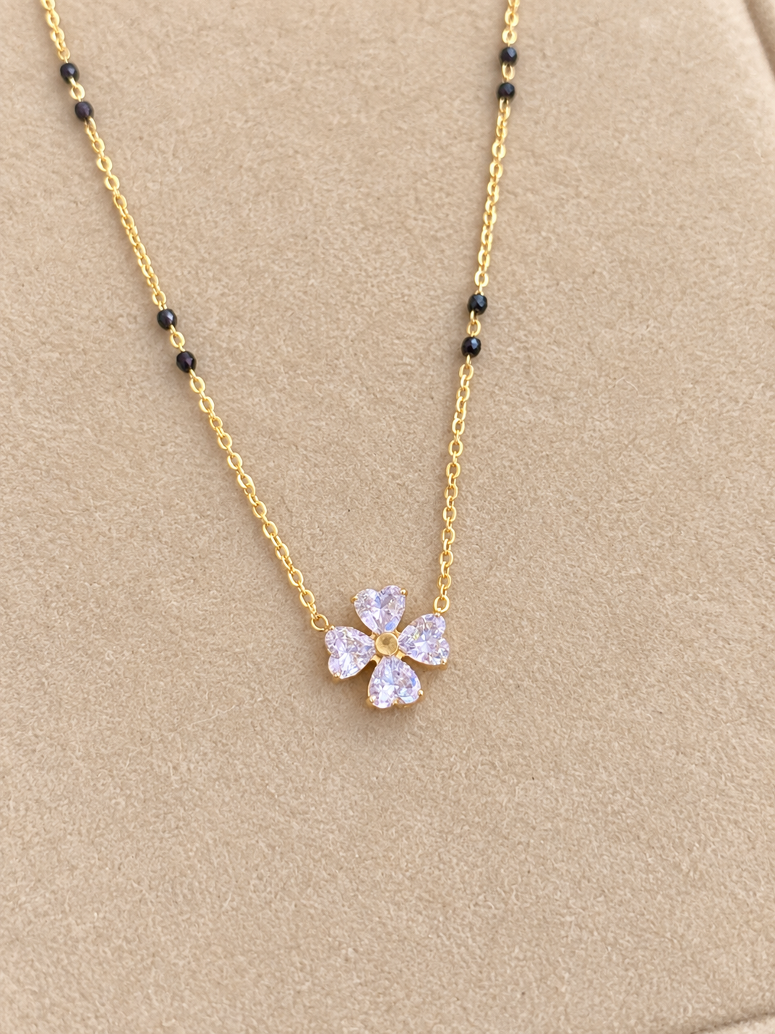 Crystal Bloom Mangalsutra