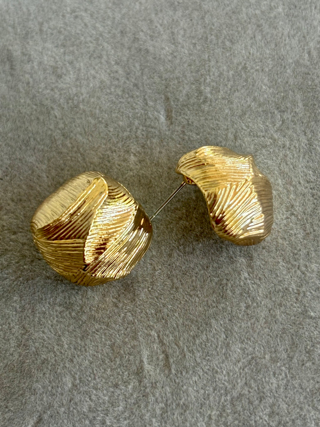 Golden Weave Studs