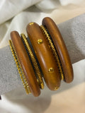 Wooden Bangle Stack 5