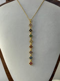Clover Cascade Y Necklace