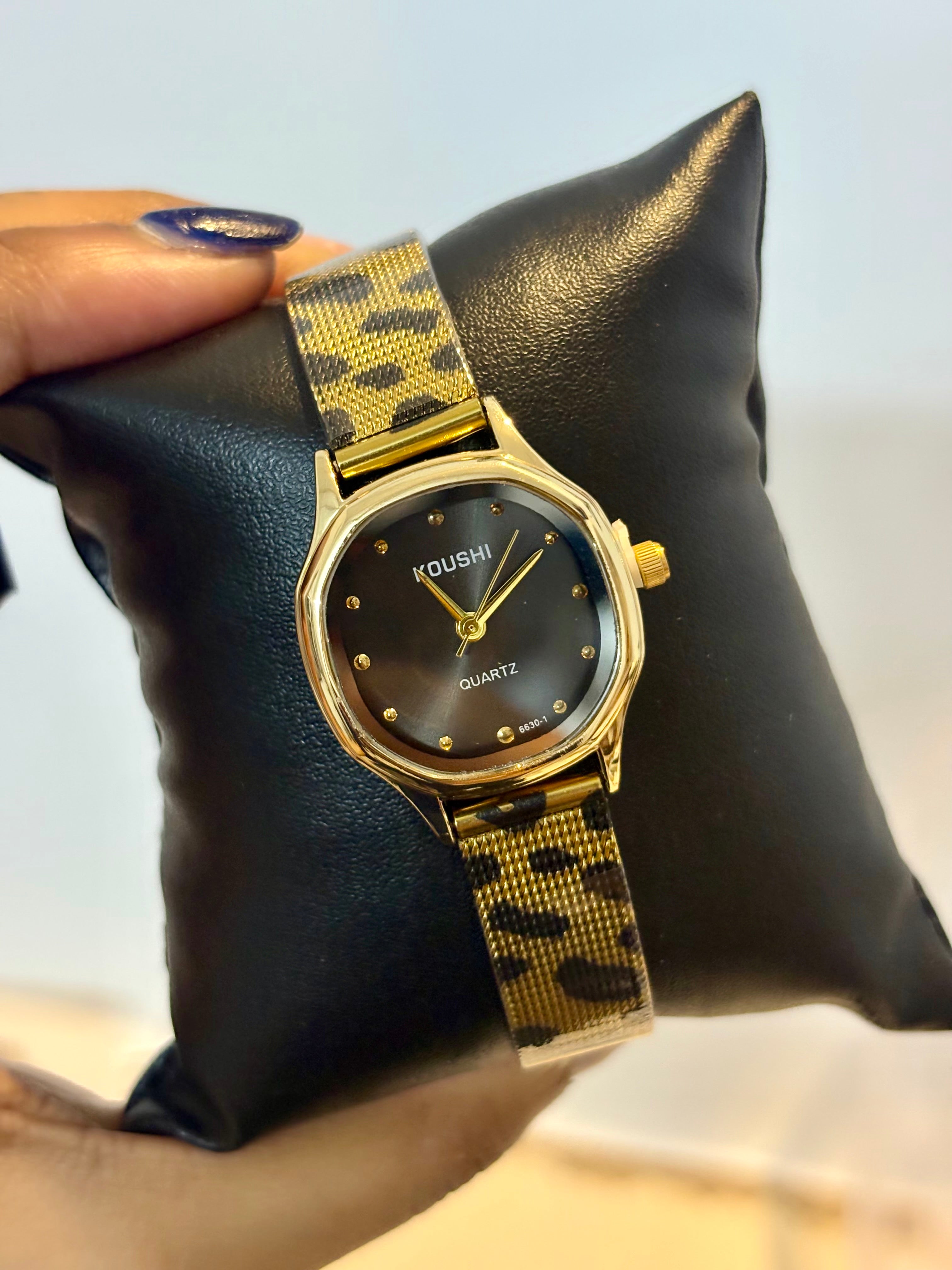 Midnight Leopard Watch