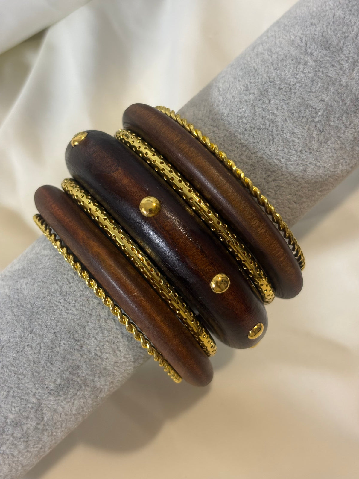 Wooden Bangle Stack 2