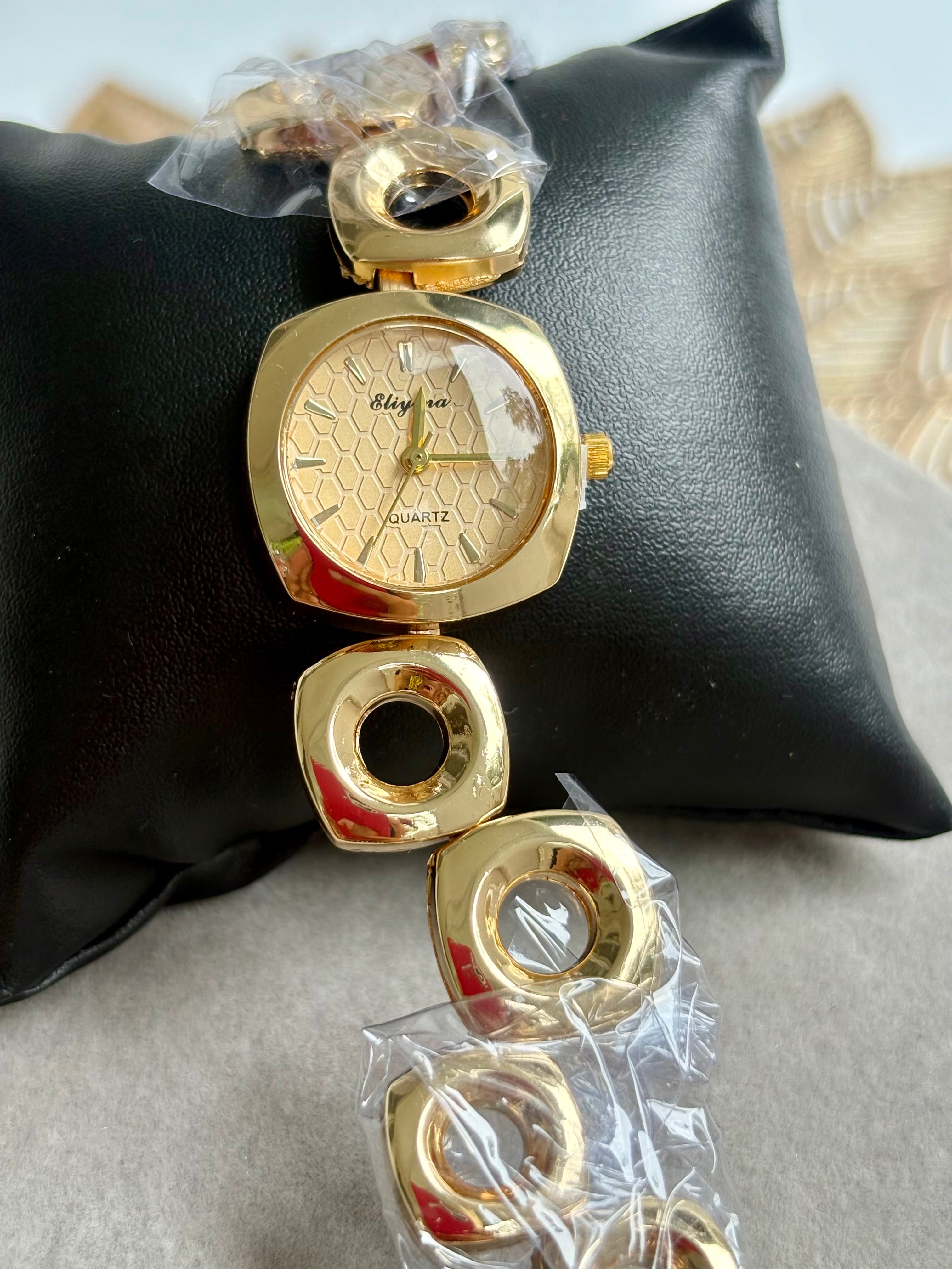 Golden Halo Watch - Off white