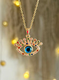 Sapphire Sheild Necklace