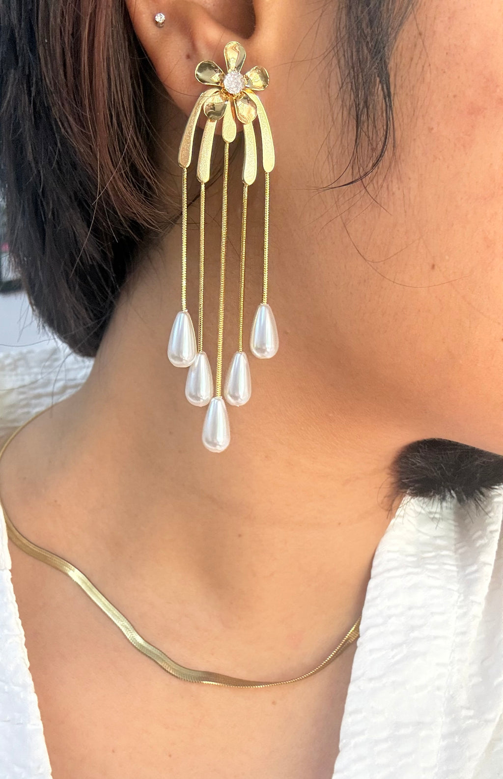 Pearl Cascade Earrings